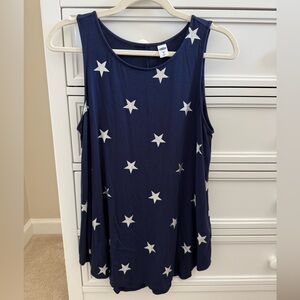 Old Navy Luxe Star Tank (M)